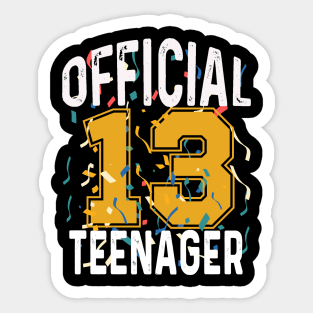 Coolest Gifts For 13 Year Old Boy Girl Official Teenager Sticker